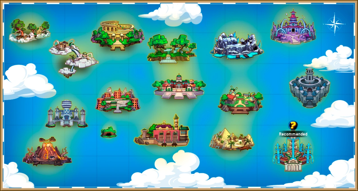 Current First Sea map from Blox Fruits