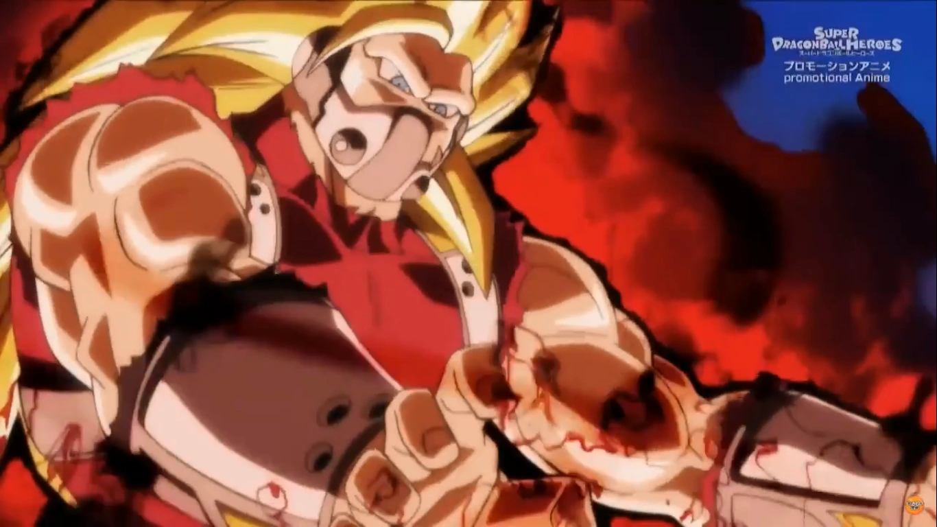 The Mightiest Warrior! Super Saiyan 4 Vegetto!!